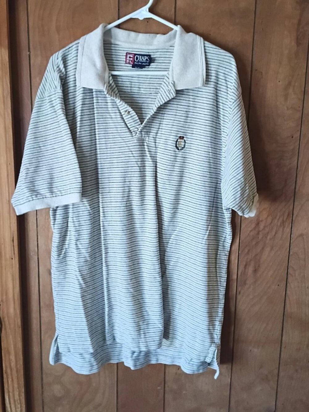 Chaps Ralph Lauren Men’s Striped Polo Shirt Size XL Cotton
